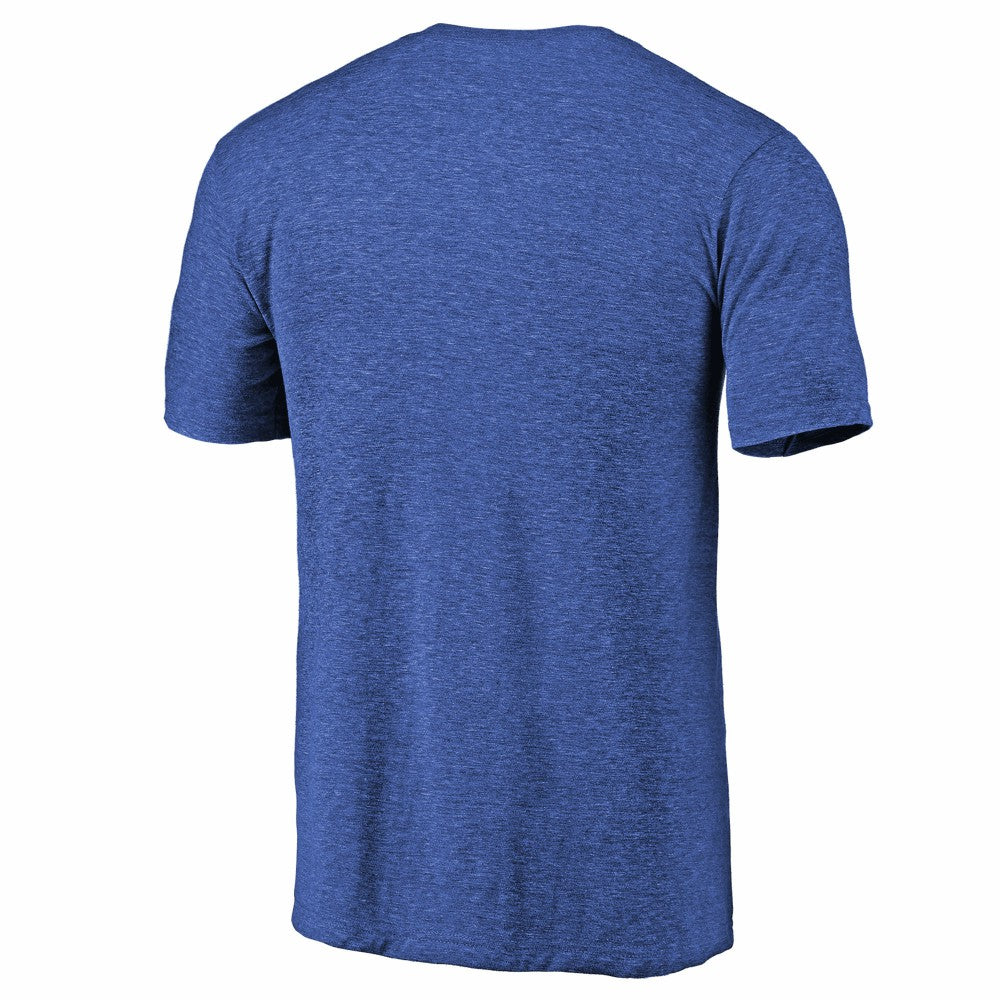 Milwaukee Brewers Cooperstown Collection Forbes Tri-Blend T-Shirt Heathered Royal