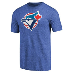 Toronto Blue Jays Cooperstown Collection Forbes Tri-Blend T-Shirt Heathered Royal