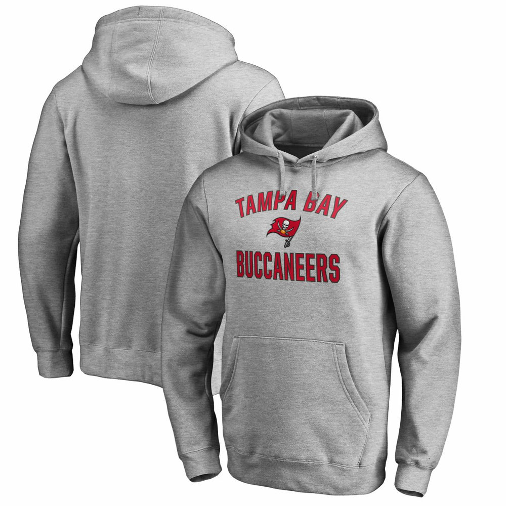 Tampa Bay Buccaneers Victory Arch Pullover Hoodie - Heathered Gray cheap