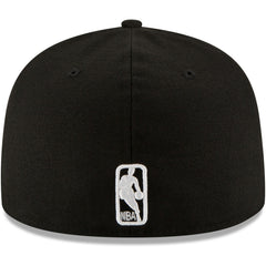 Oklahoma City Thunder Black & White Logo 59FIFTY Fitted Hat - Black shop