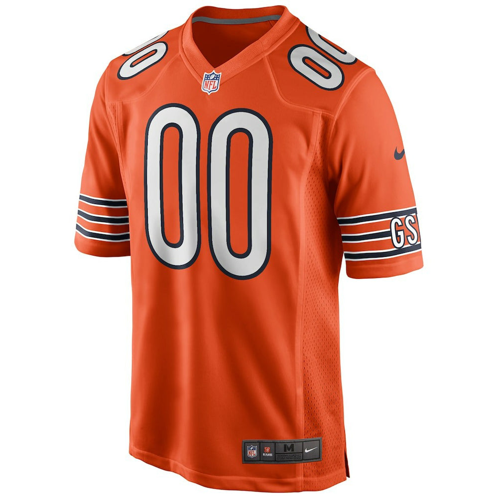 Chicago Bears Youth Alternate Custom Game Jersey - Orange cheap