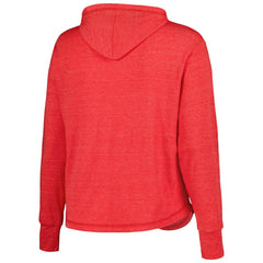 Washington Nationals Soft as a Grape Women's Plus Size Full-Zip Lightweight Hoodie Top Red