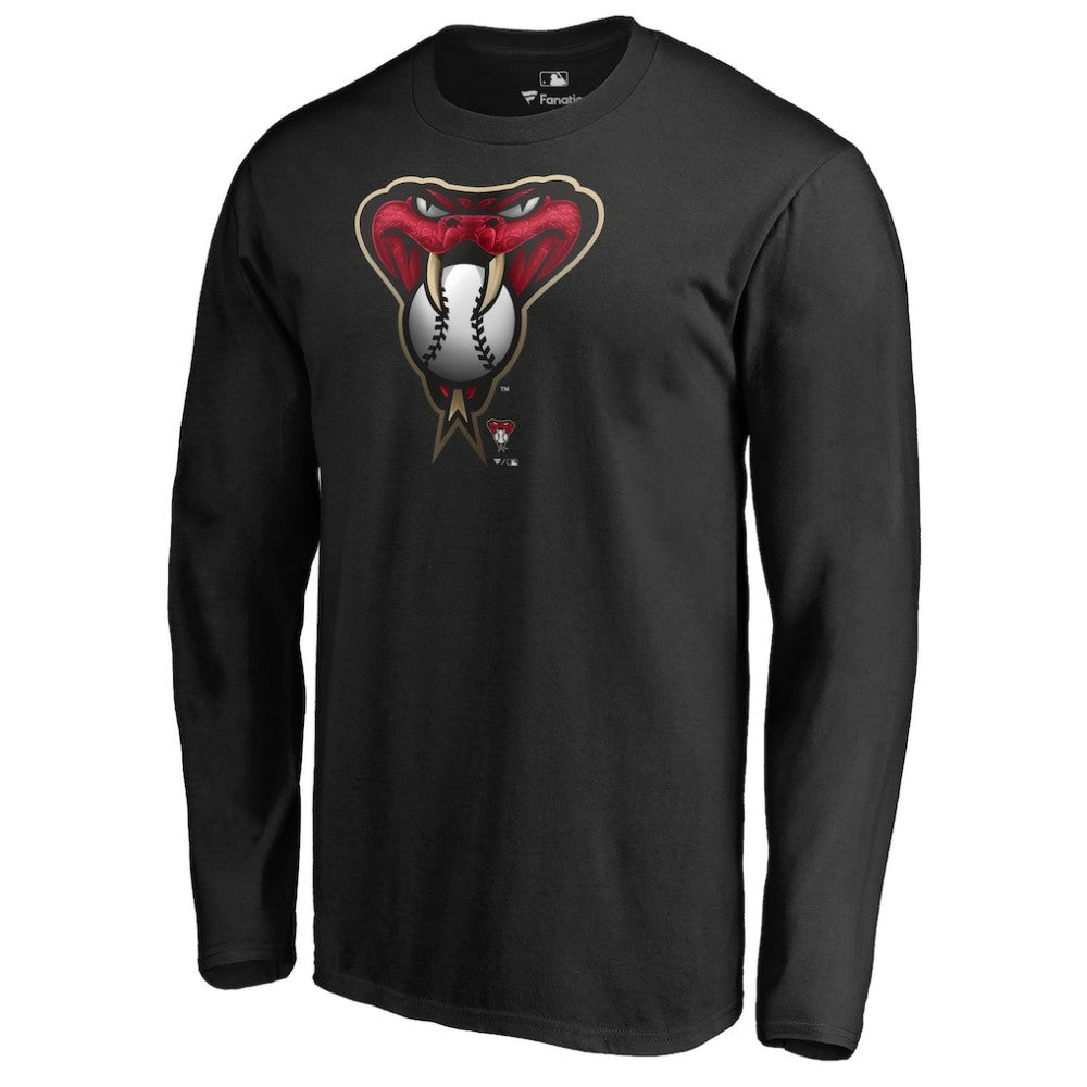 Arizona Diamondbacks Midnight Mascot Long Sleeve T-Shirt Black