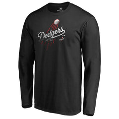 Los Angeles Dodgers Midnight Mascot Long Sleeve T-Shirt Black