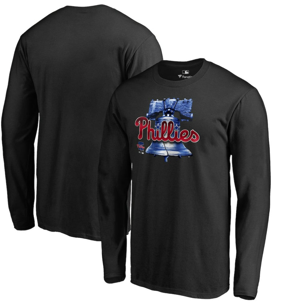 Philadelphia Phillies Midnight Mascot Long Sleeve T-Shirt Black