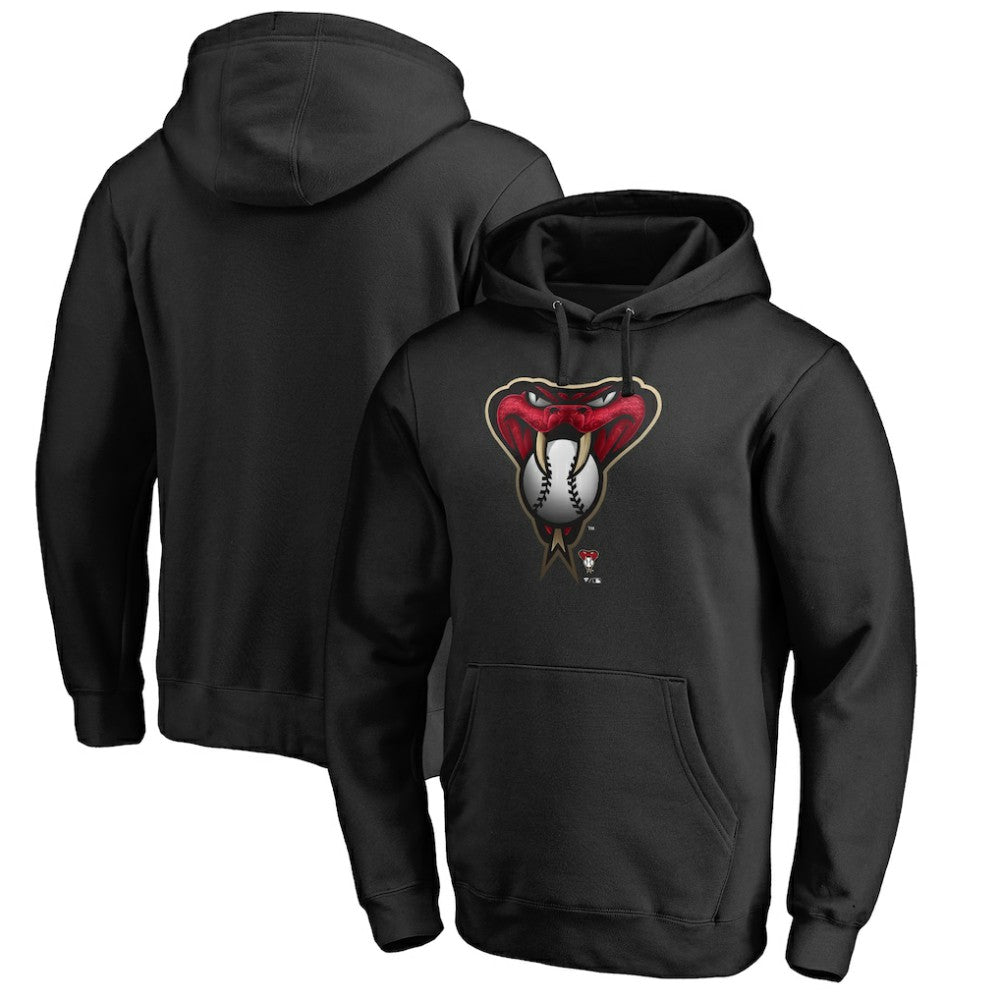 Arizona Diamondbacks Midnight Mascot Pullover Hoodie Black
