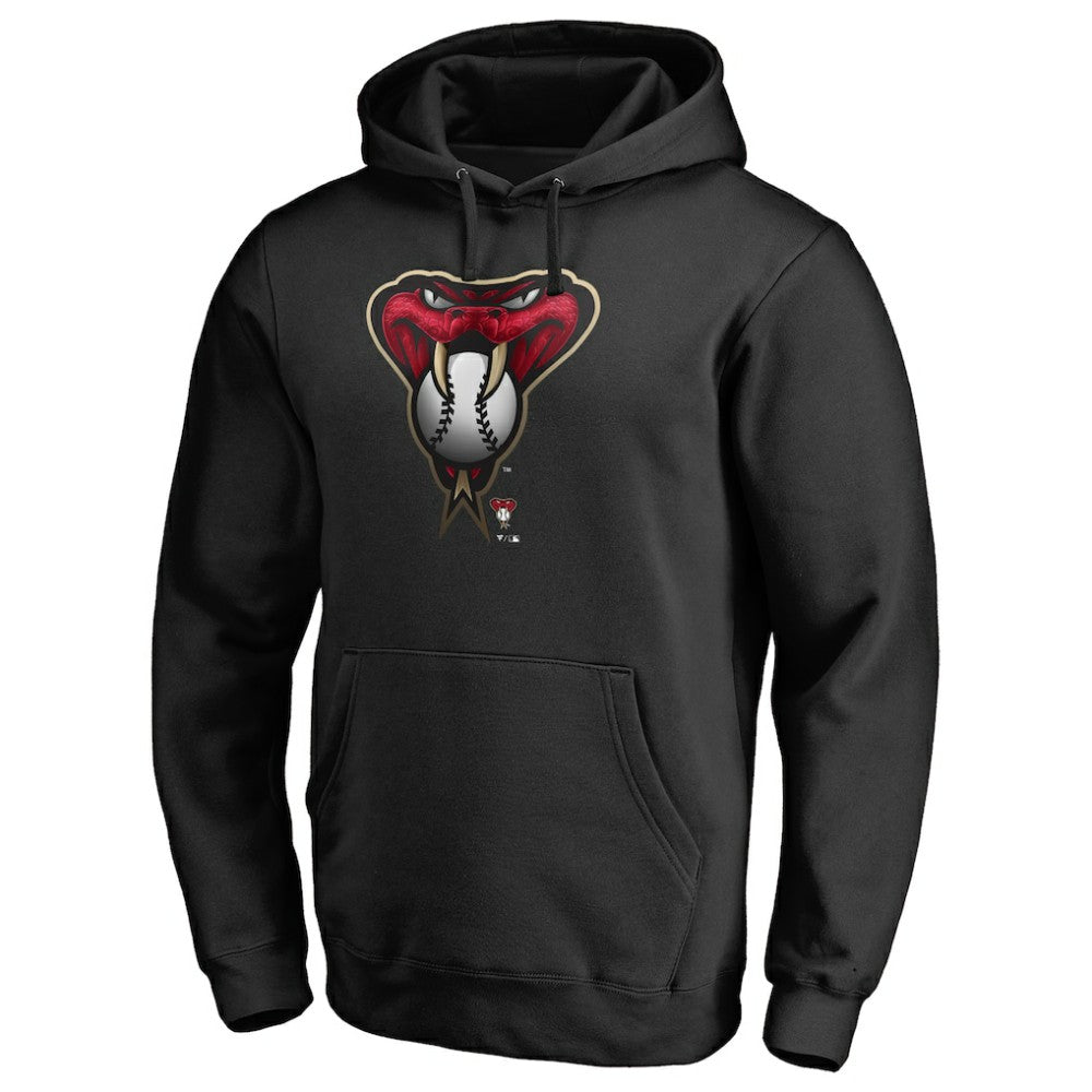 Arizona Diamondbacks Midnight Mascot Pullover Hoodie Black