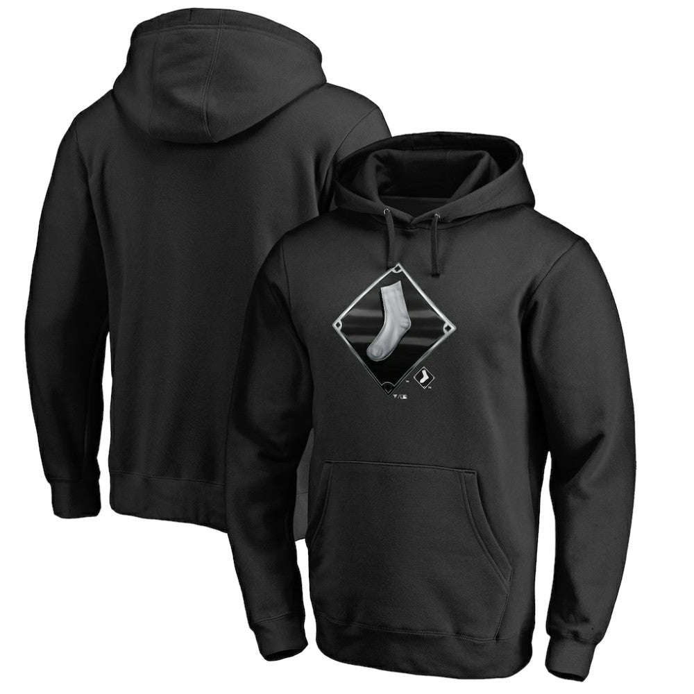 Chicago White Sox Midnight Mascot Pullover Hoodie Black