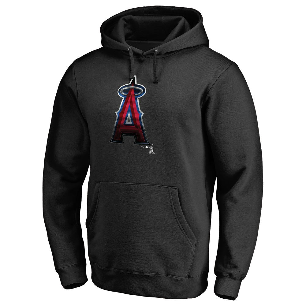 Los Angeles Angels Midnight Mascot Pullover Hoodie Black