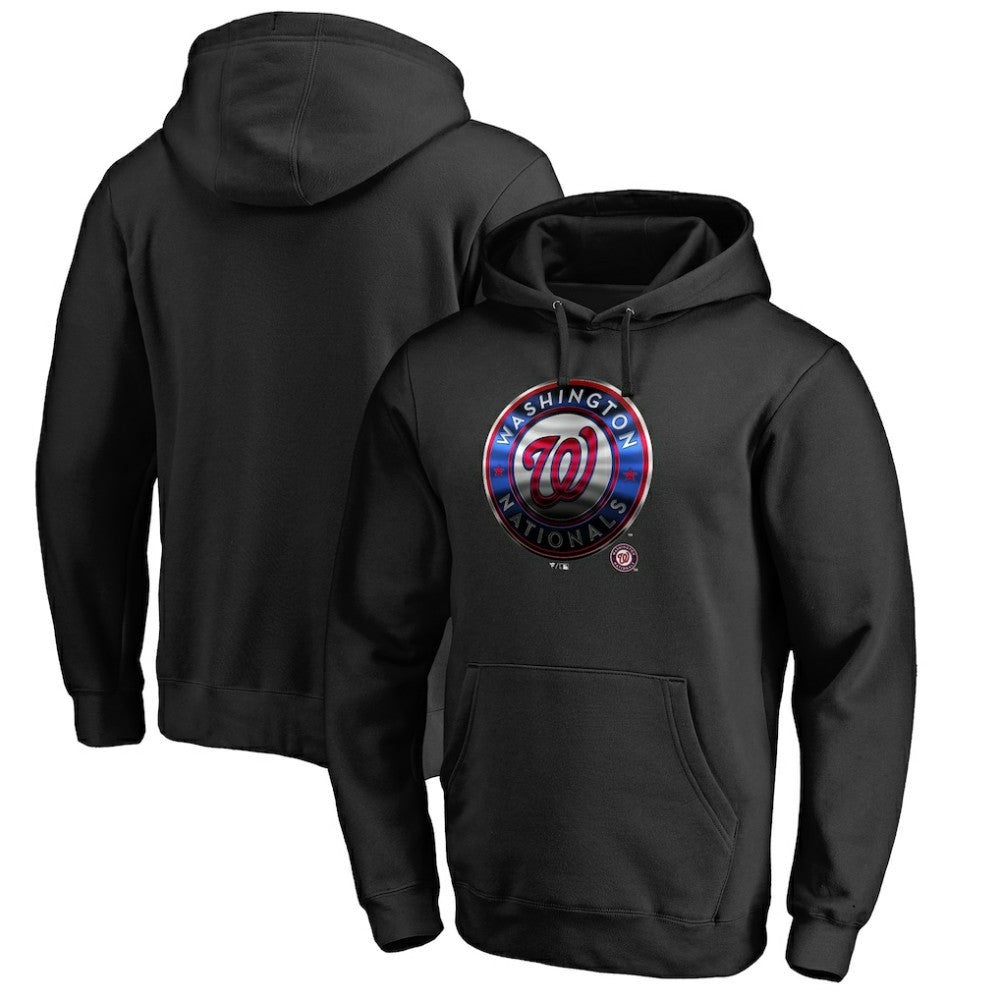 Washington Nationals Midnight Mascot Pullover Hoodie Black