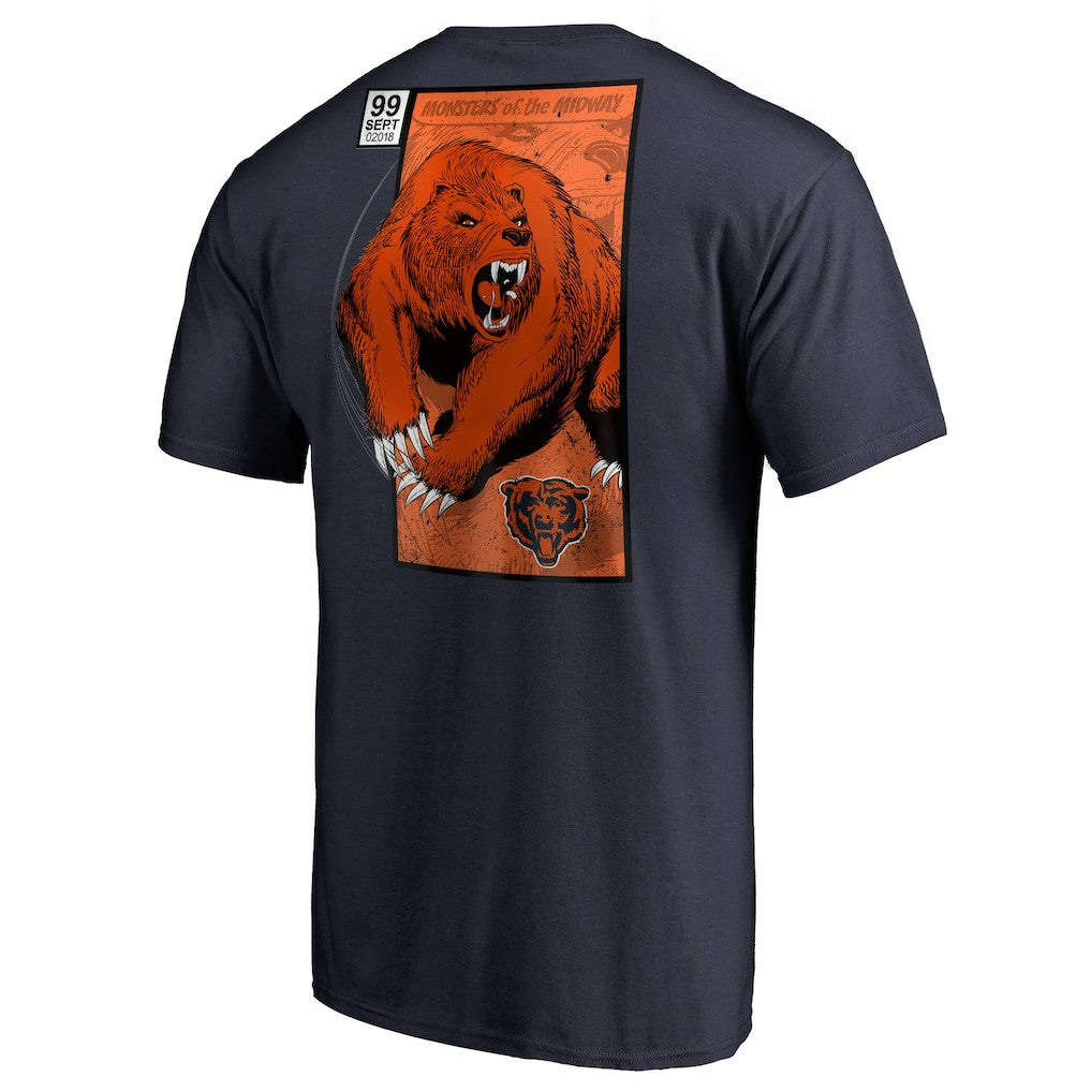 Chicago Bears Midway Monster T-Shirt - Navy outlet