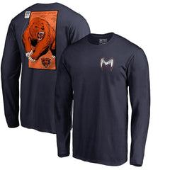 Chicago Bears Midway Monster Long Sleeve T-Shirt - Navy discount