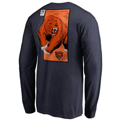 Chicago Bears Midway Monster Long Sleeve T-Shirt - Navy discount