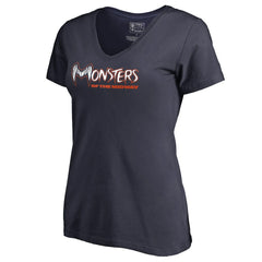 Chicago Bears Women's Monsters V-Neck T-Shirt - Navy discount