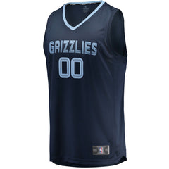 Memphis Grizzlies Fast Break Custom Replica Jersey Navy - Icon Edition discount