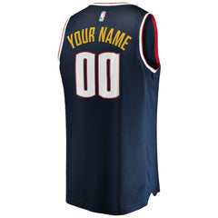 Denver Nuggets Youth Fast Break Custom Replica Jersey Navy sale - Icon Edition shop