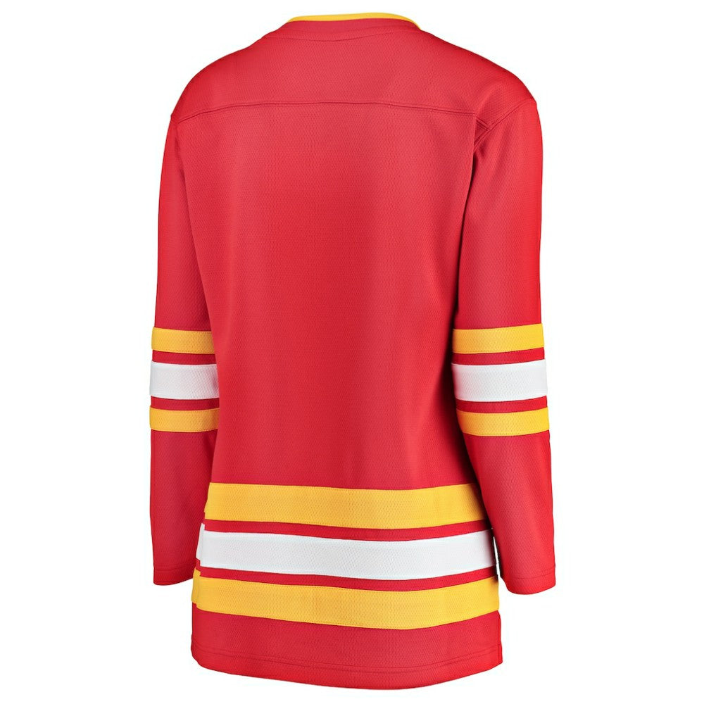 Calgary Flames Fanatics Women's Home Breakaway Jersey - Red Jerseys