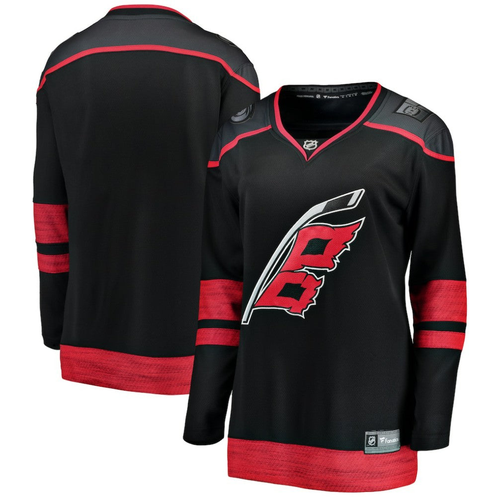 Carolina Hurricanes Fanatics Women's Home Breakaway Jersey - Black Jerseys