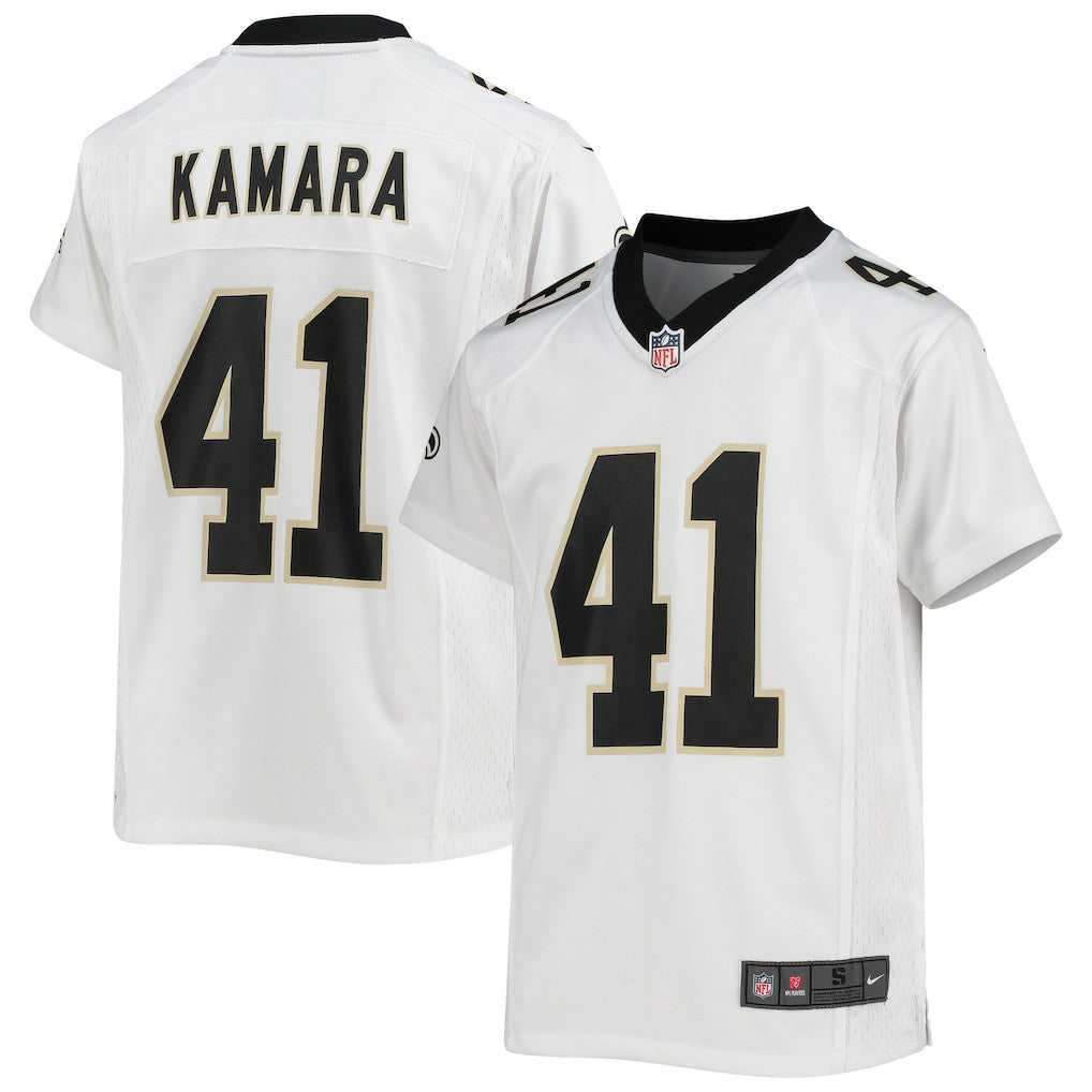 Alvin Kamara New Orleans Saints Youth Game Jersey - White cheap