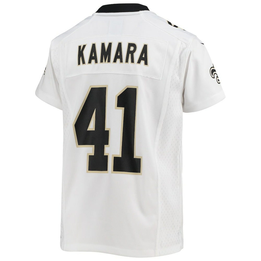 Alvin Kamara New Orleans Saints Youth Game Jersey - White cheap