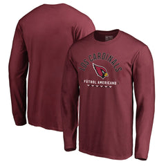 Arizona Cardinals Futbol Americano Long Sleeve T-Shirt - Cardinal outlet