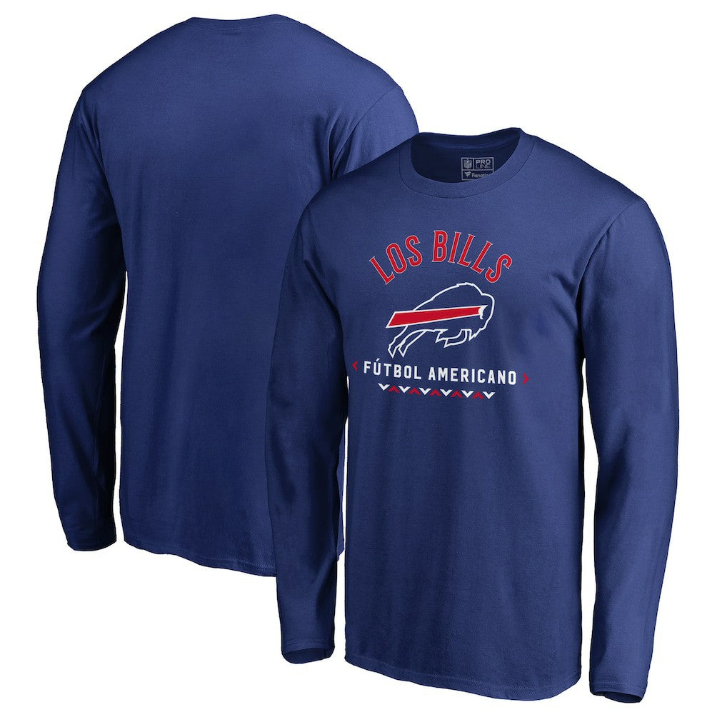 Buffalo Bills Futbol Americano Long Sleeve T-Shirt - Royal online