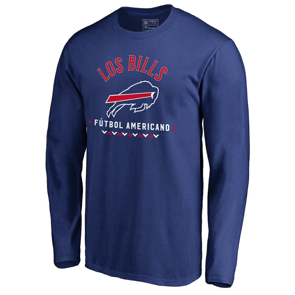 Buffalo Bills Futbol Americano Long Sleeve T-Shirt - Royal online