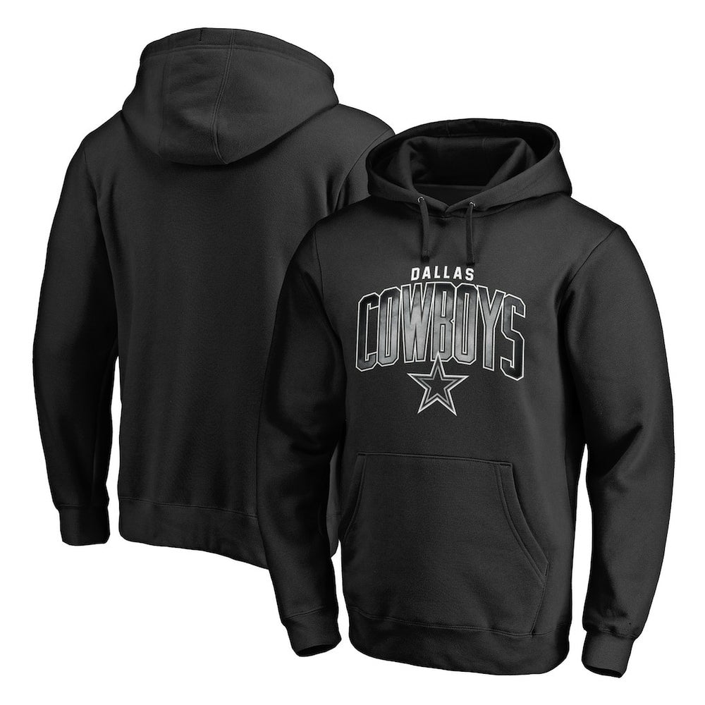 Dallas Cowboys Arch Smoke Pullover Hoodie - Black outlet