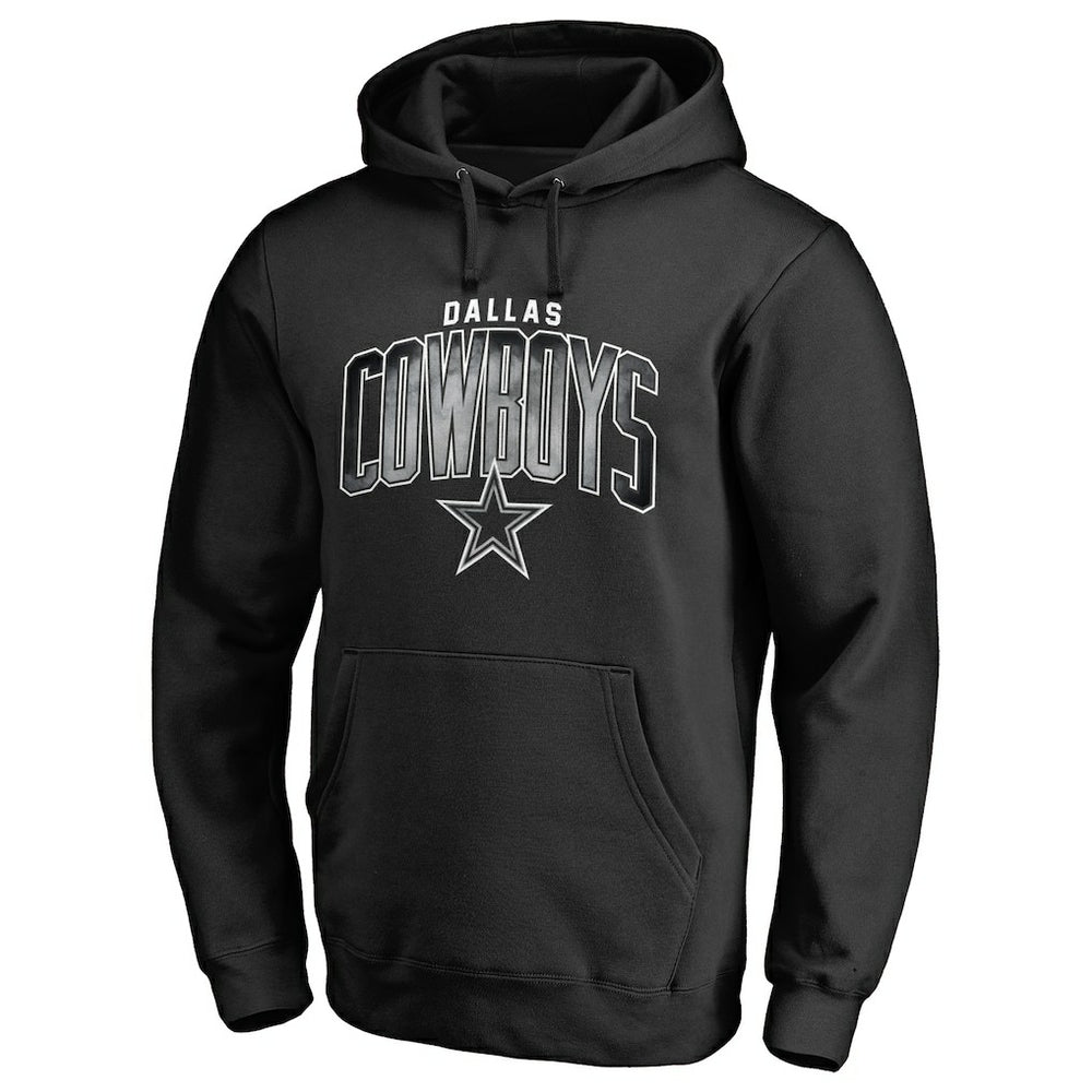 Dallas Cowboys Arch Smoke Pullover Hoodie - Black outlet