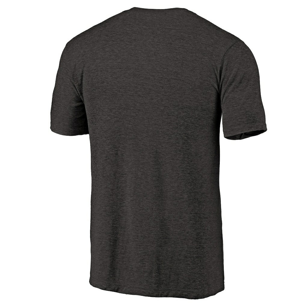 Philadelphia Eagles Primary Logo Left Chest Distressed Tri-Blend T-Shirt - Heathered Black discount