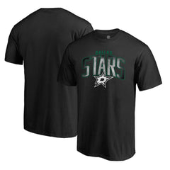 Dallas Stars Arch Smoke T-Shirt - Black T-shirts