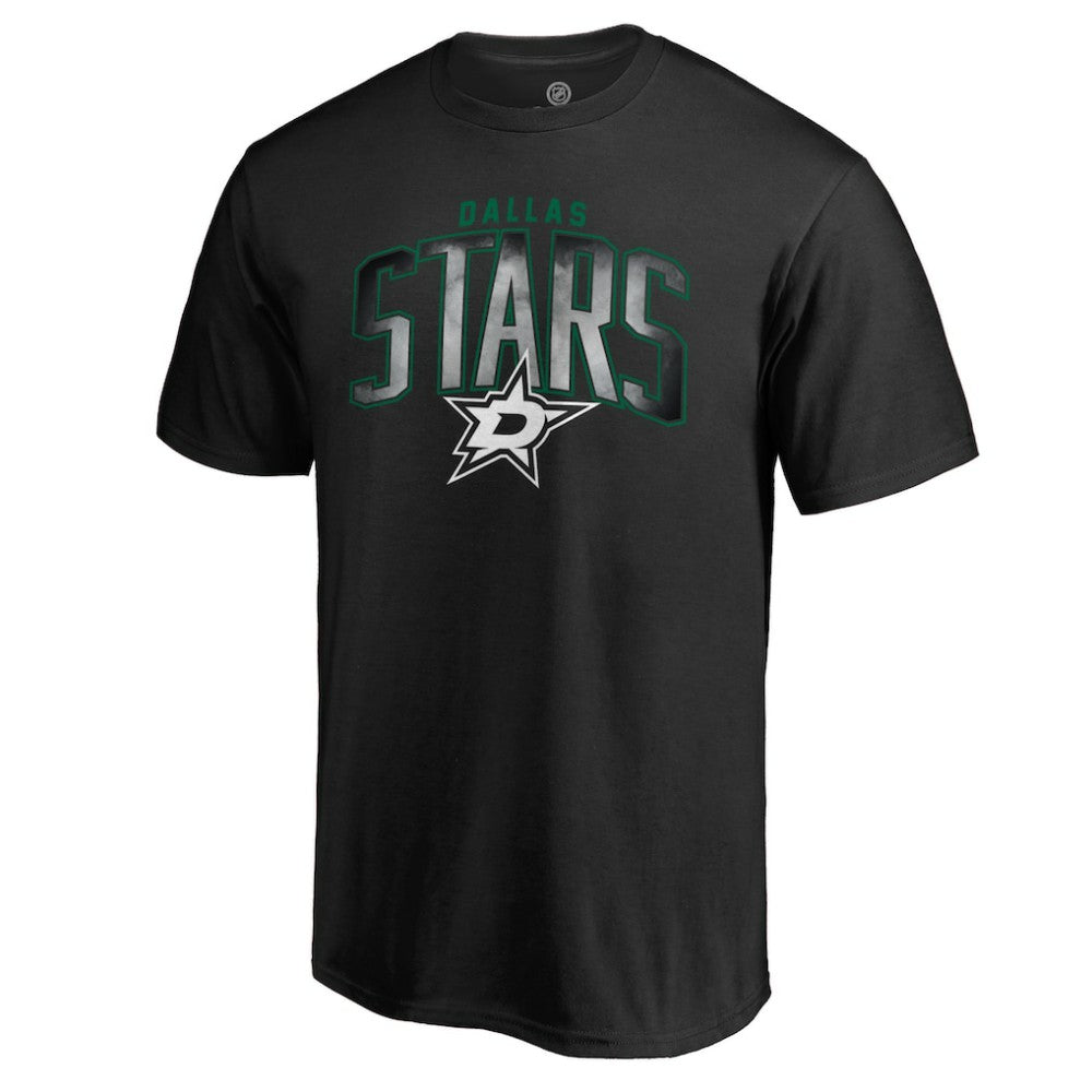 Dallas Stars Arch Smoke T-Shirt - Black T-shirts