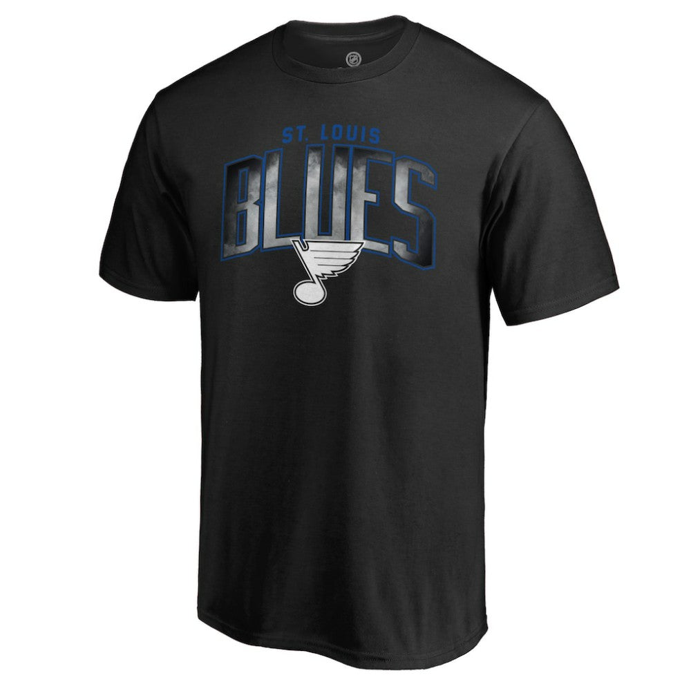 St. Louis Blues Arch Smoke T-Shirt - Black T-shirts