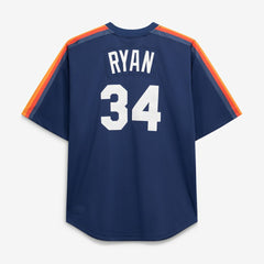 Nolan Ryan Houston Astros Cooperstown Collection Big & Tall Mesh Batting Practice Jersey Navy