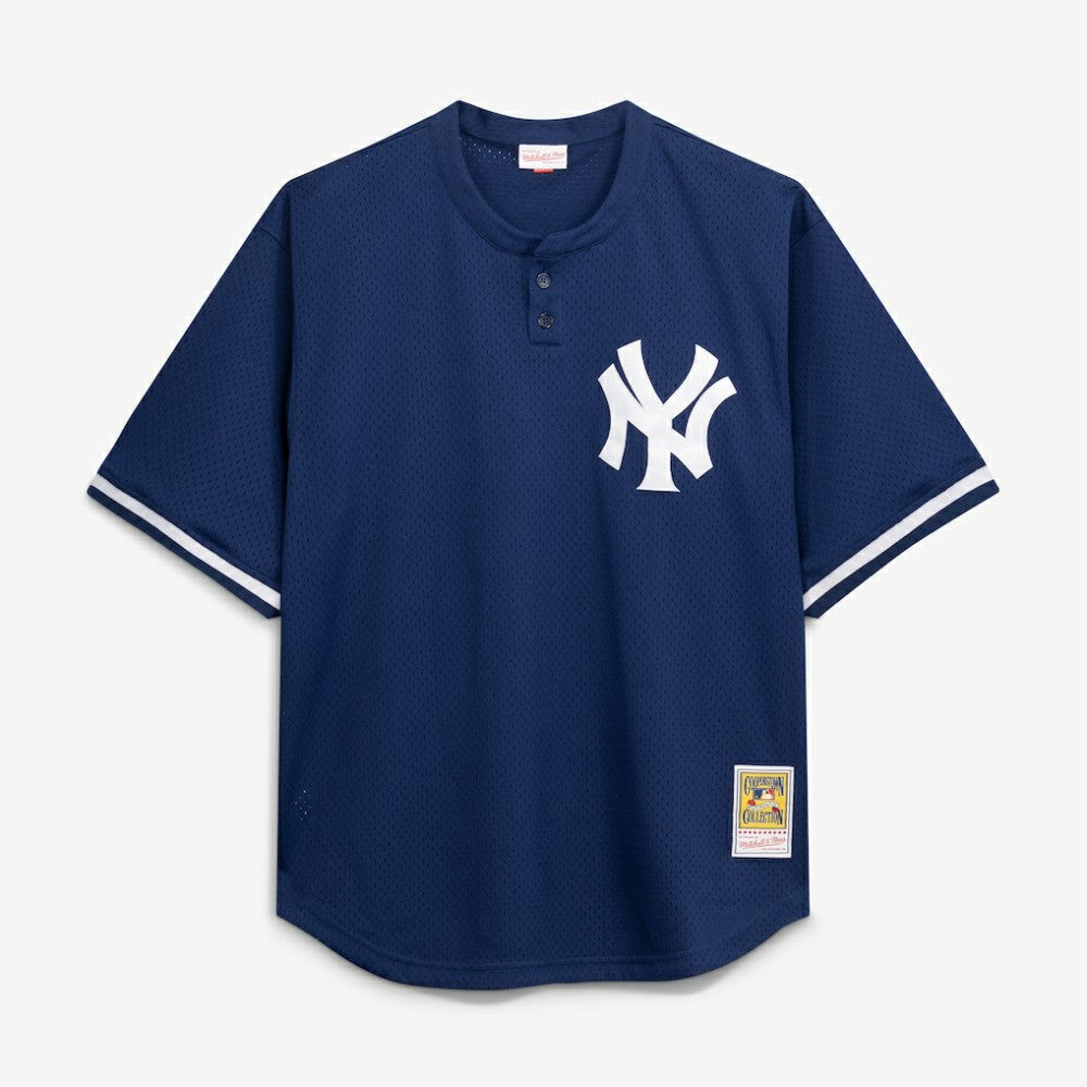 Don Mattingly New York Yankees Cooperstown Collection Big & Tall Mesh Batting Practice Jersey Navy