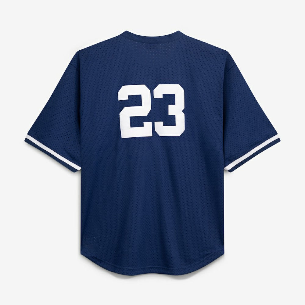 Don Mattingly New York Yankees Cooperstown Collection Big & Tall Mesh Batting Practice Jersey Navy