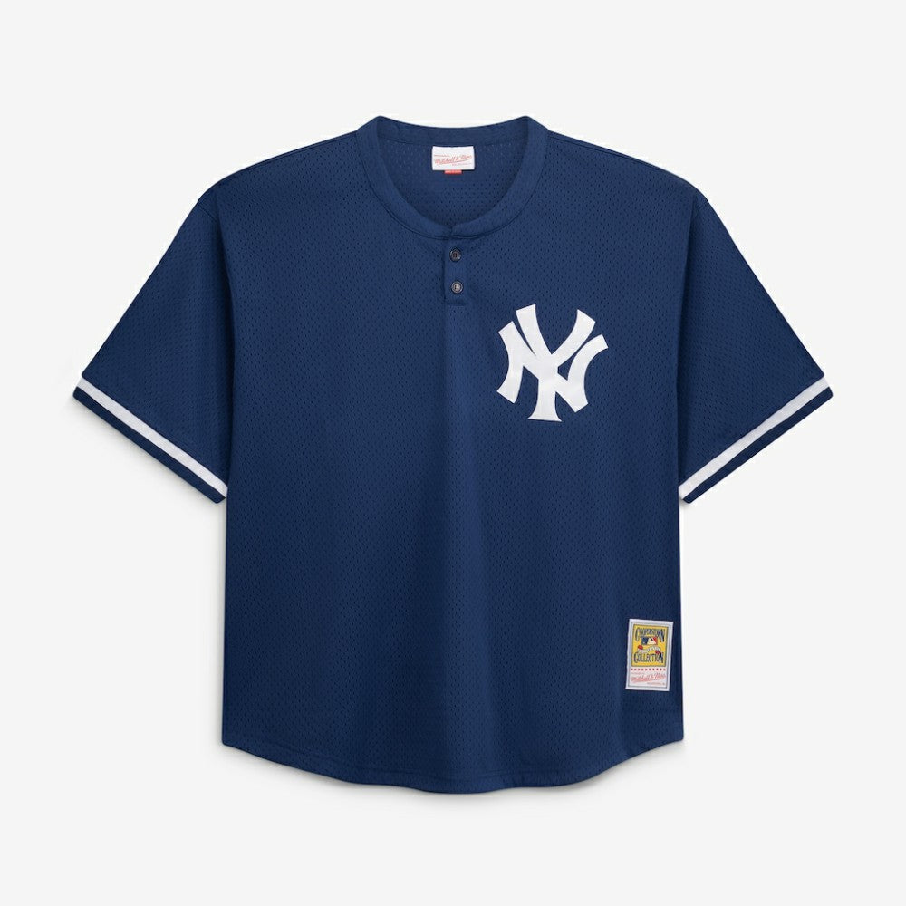 Mariano Rivera New York Yankees Mitchell & Ness Cooperstown Collection Big & Tall Mesh Batting Practice Jersey Navy