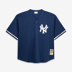 Mariano Rivera New York Yankees Mitchell & Ness Cooperstown Collection Big & Tall Mesh Batting Practice Jersey Navy