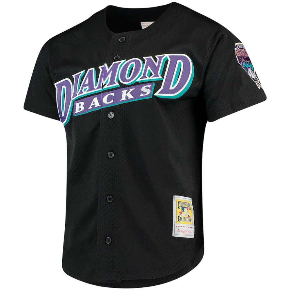 Randy Johnson Arizona Diamondbacks Big & Tall Cooperstown Mesh Batting Practice Jersey Black