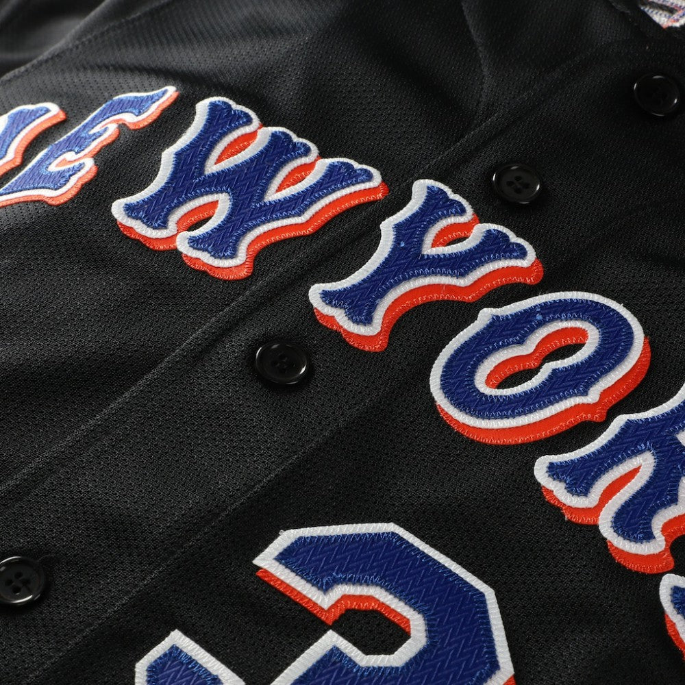 Mike Piazza New York Mets Big & Tall Cooperstown Mesh Batting Practice Jersey Black
