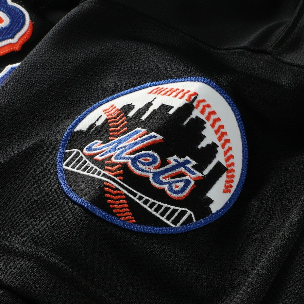 Mike Piazza New York Mets Big & Tall Cooperstown Mesh Batting Practice Jersey Black