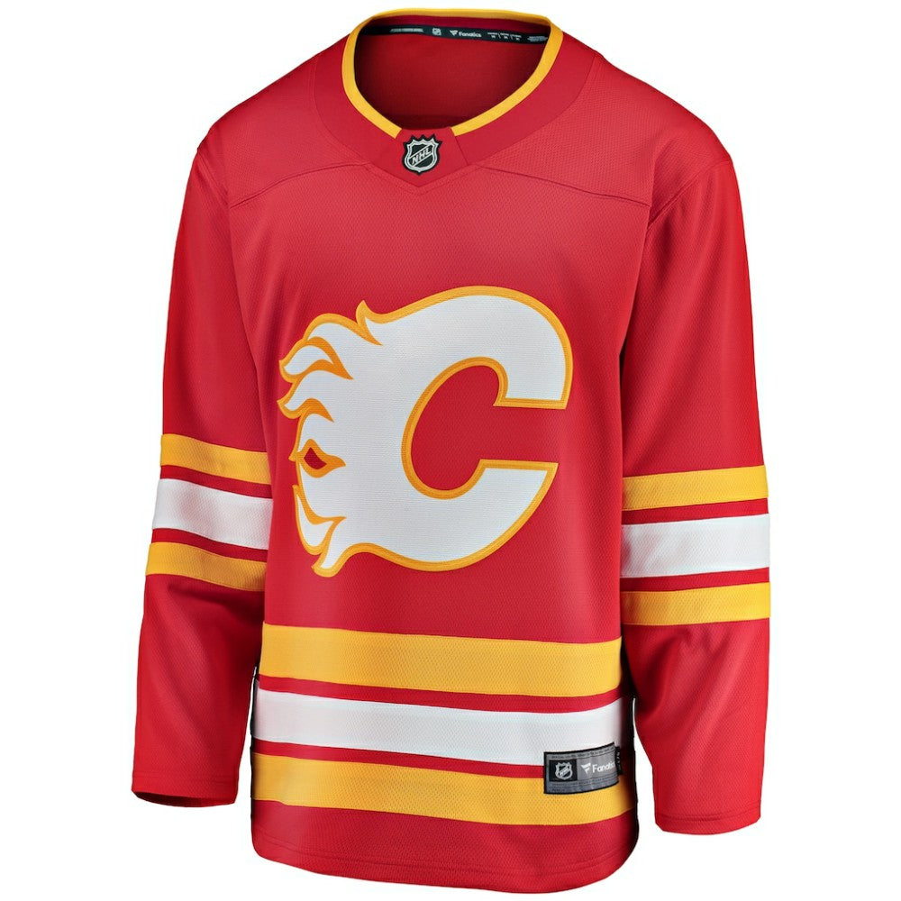 Calgary Flames Fanatics Home Breakaway Jersey - Red Jerseys