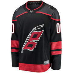 Carolina Hurricanes Fanatics Home Breakaway Custom Jersey - Black Jerseys