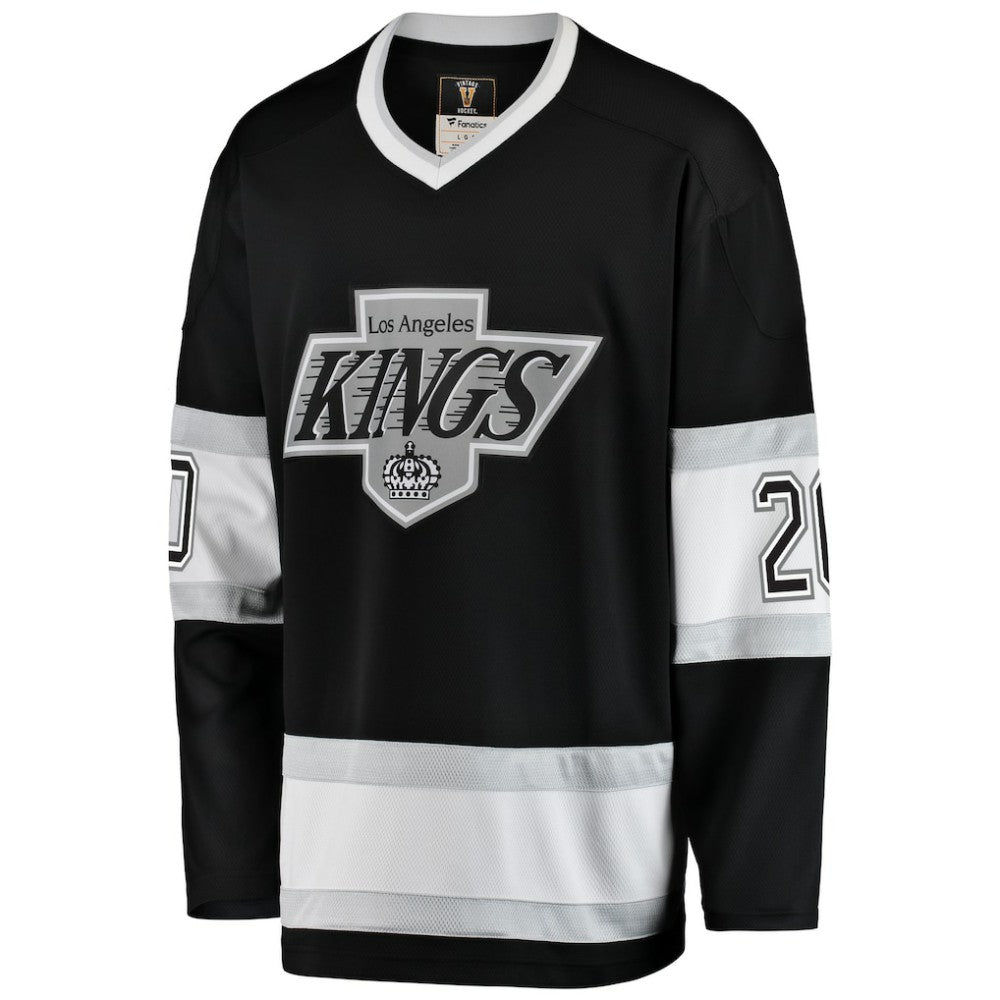 Luc Robitaille Los Angeles Kings Fanatics Premier Breakaway Retired Player Jersey - Black Jerseys