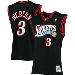 Allen Iverson Philadelphia 76ers 2000/01 Big & Tall Hardwood Classics Swingman Jersey - Black online