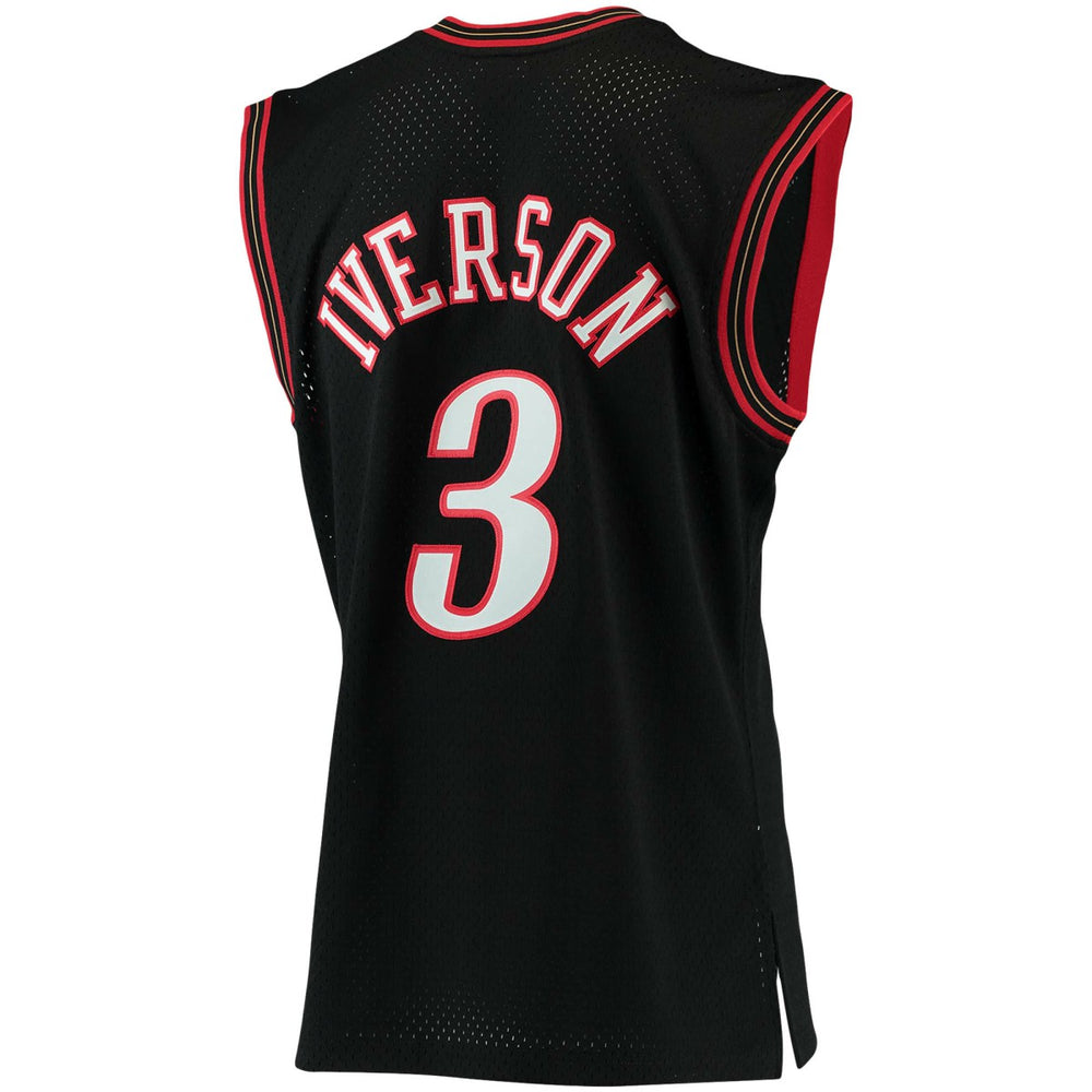 Allen Iverson Philadelphia 76ers 2000/01 Big & Tall Hardwood Classics Swingman Jersey - Black online