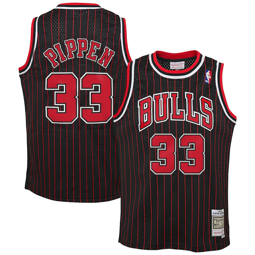 Scottie Pippen Chicago Bulls Big & Tall Hardwood Classics Swingman Jersey sale - Black for sale