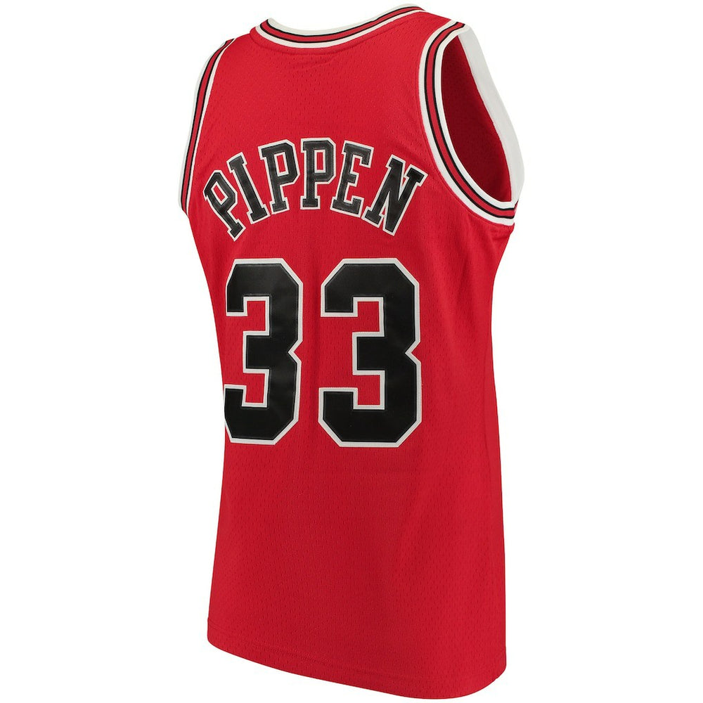 Scottie Pippen Chicago Bulls 1997/98 Big & Tall Hardwood Classics Swingman Jersey sale - Red discount