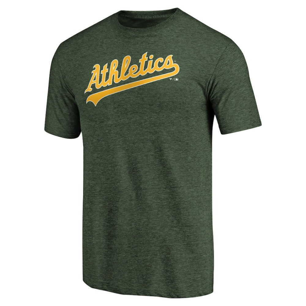 Athletics Team Wordmark Tri-Blend T-Shirt Green