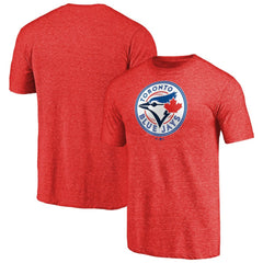 Toronto Blue Jays Team Wordmark Tri-Blend T-Shirt Red